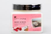 Bio Spa Пилинг щербет для тела "Личи и Кокос" на основе натуральной соли Мертвого моря,  кокосового масла и растительных экстрактов  Sea of Spa, 500 гр.